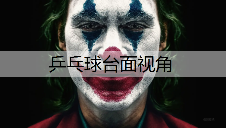 乒乓球台面视角