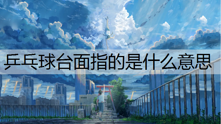 乒乓球台面指的是什么意思