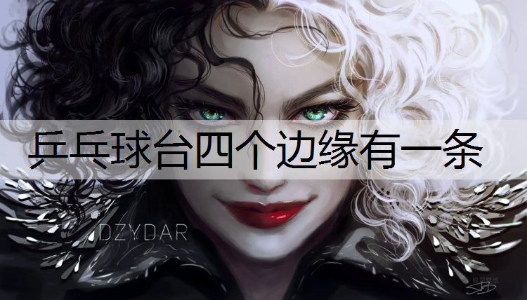 乒乓球台四个边缘有一条